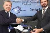 Aeroter and Savback sign exclusive five-year sales agreement for VRT500 helicopter at Dubai Airshow 
