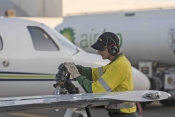 Air BP refuels an operator's aircraft