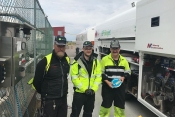 Air BP team at Halmstad Airport, Sweden.