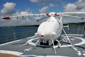 Airbus H135 on superyacht with Air Covers