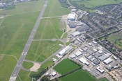 Ariel View Of Cambridge Airport