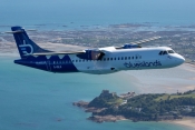 Blue Islands ATR72 over Jersey