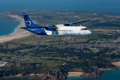 Blue Islands ATR72 over Jersey