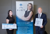 Carly Swetman, Deputy General Manager XJet and Paul Forster, General Manager XJet.