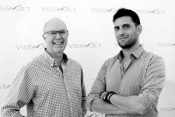 Derek Freeman, director of Bon Soirée with Diego Sabino, VP of Private dining at VistaJet