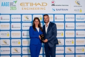 FAI's Barbara Baumgartner and Michael Axtmann with the Award