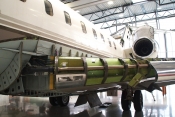 FAI Technik's latest Global Express refurbishment, Project Pearl, undergoes inspections at its 