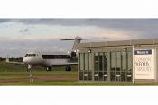 Gulfstream 650 on London Oxford Airports runway. 