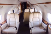 Mente Group's Gulfstream IV  features 2014 interior including Rockwell Collins Venue 