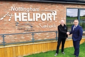 Savback Helicopters makes Nottingham Heliport its UK home